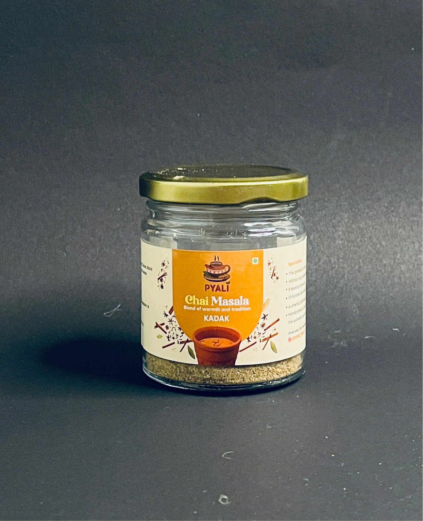Pyali Kadak chai masala 60gm pack- bold flavour, pure energy