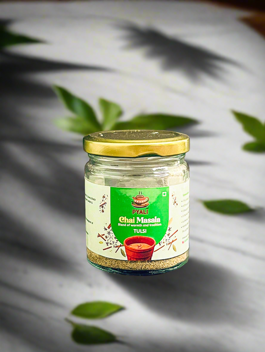 Pyali tulsi chai masala 60 gm pack -Refreshing and revitalising blend
